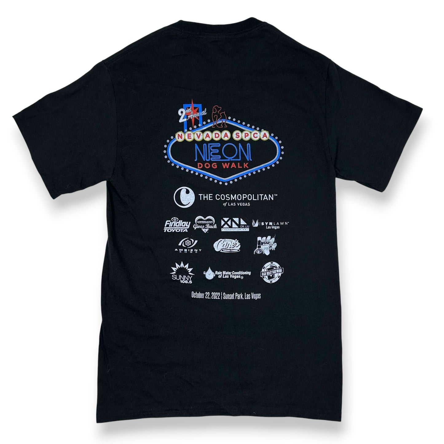 Neon Lights Dog Themed Tee