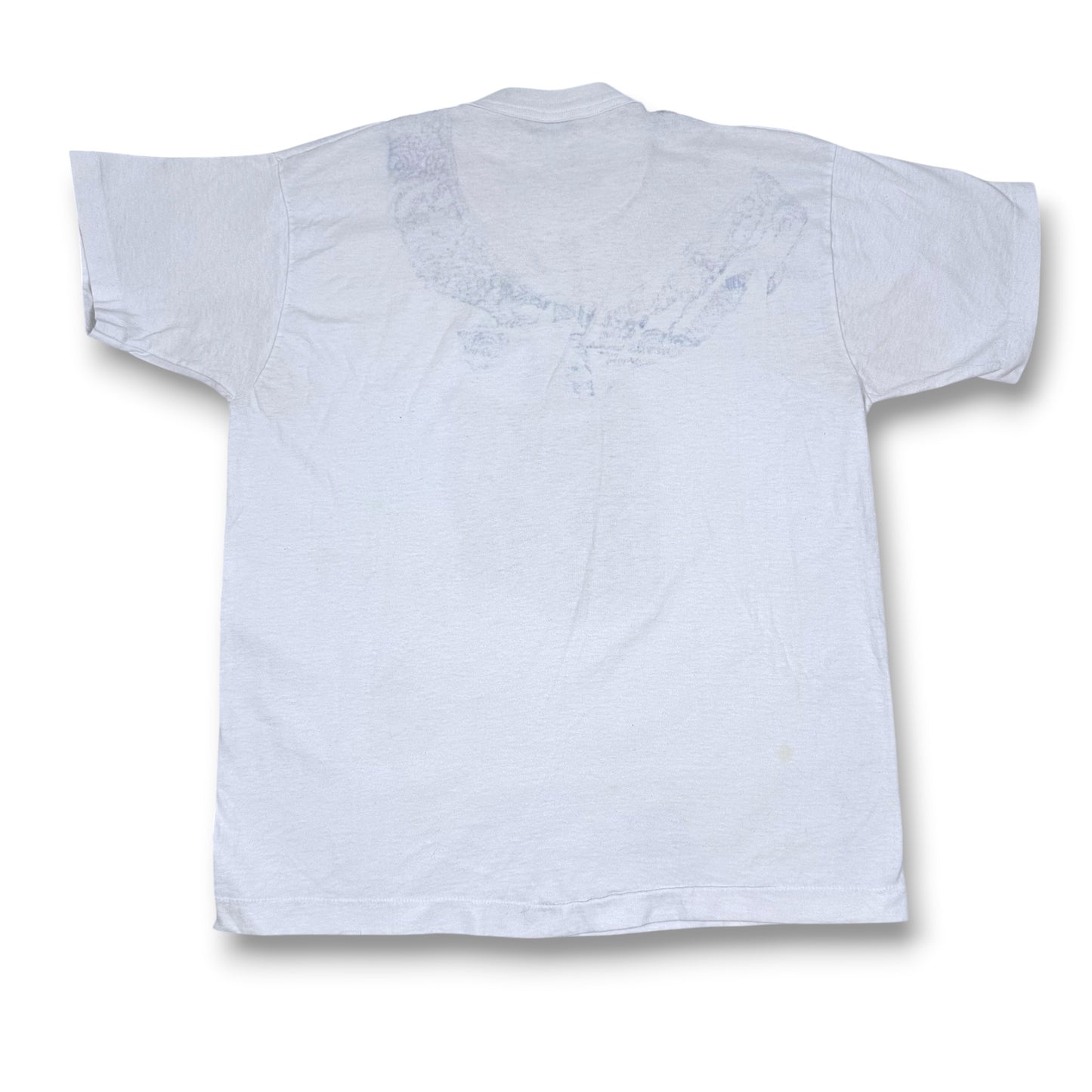 Vintage Yorky Dog with Blue Bow Tee