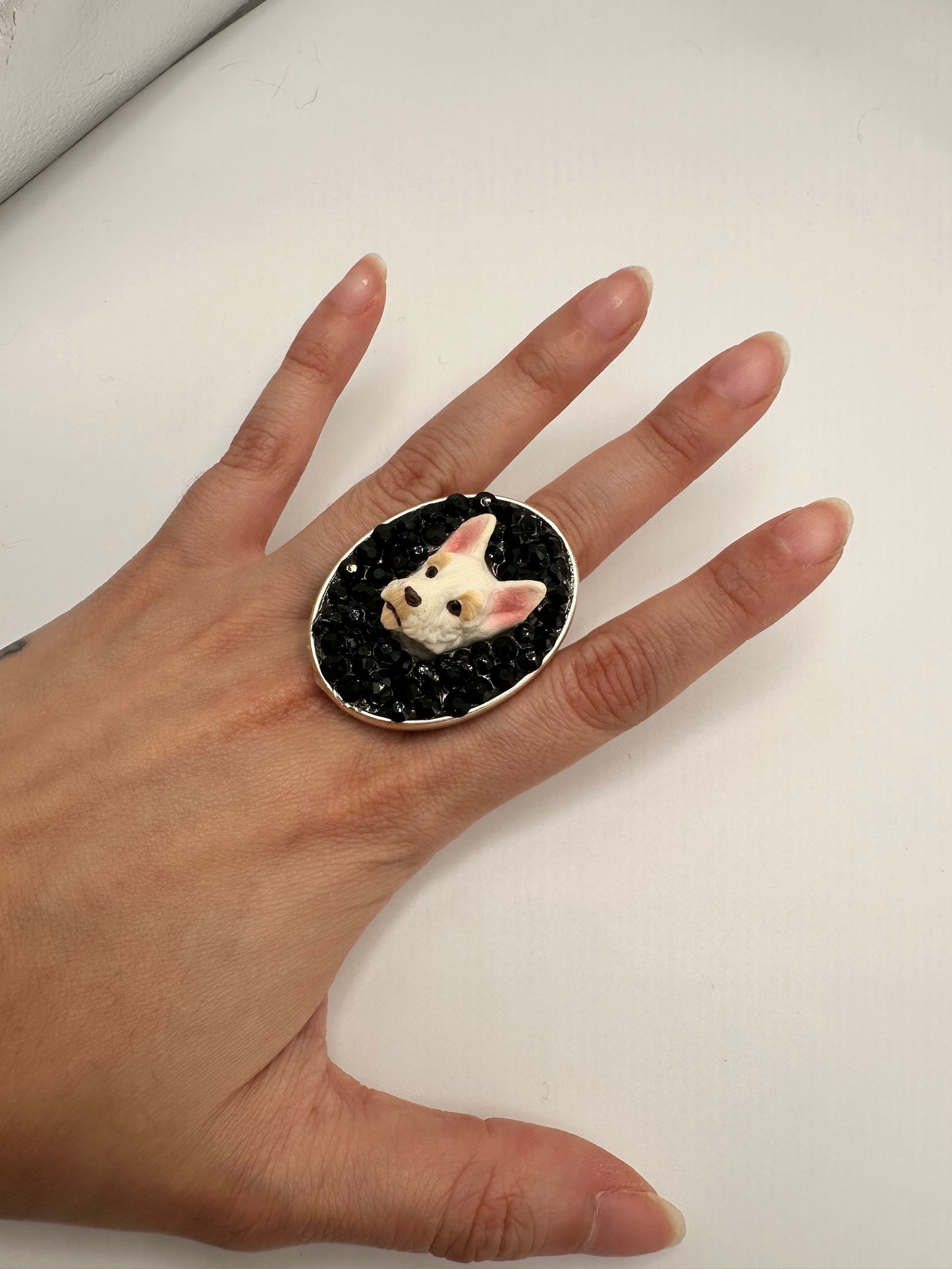 Classic Tasteful Terrier Ring