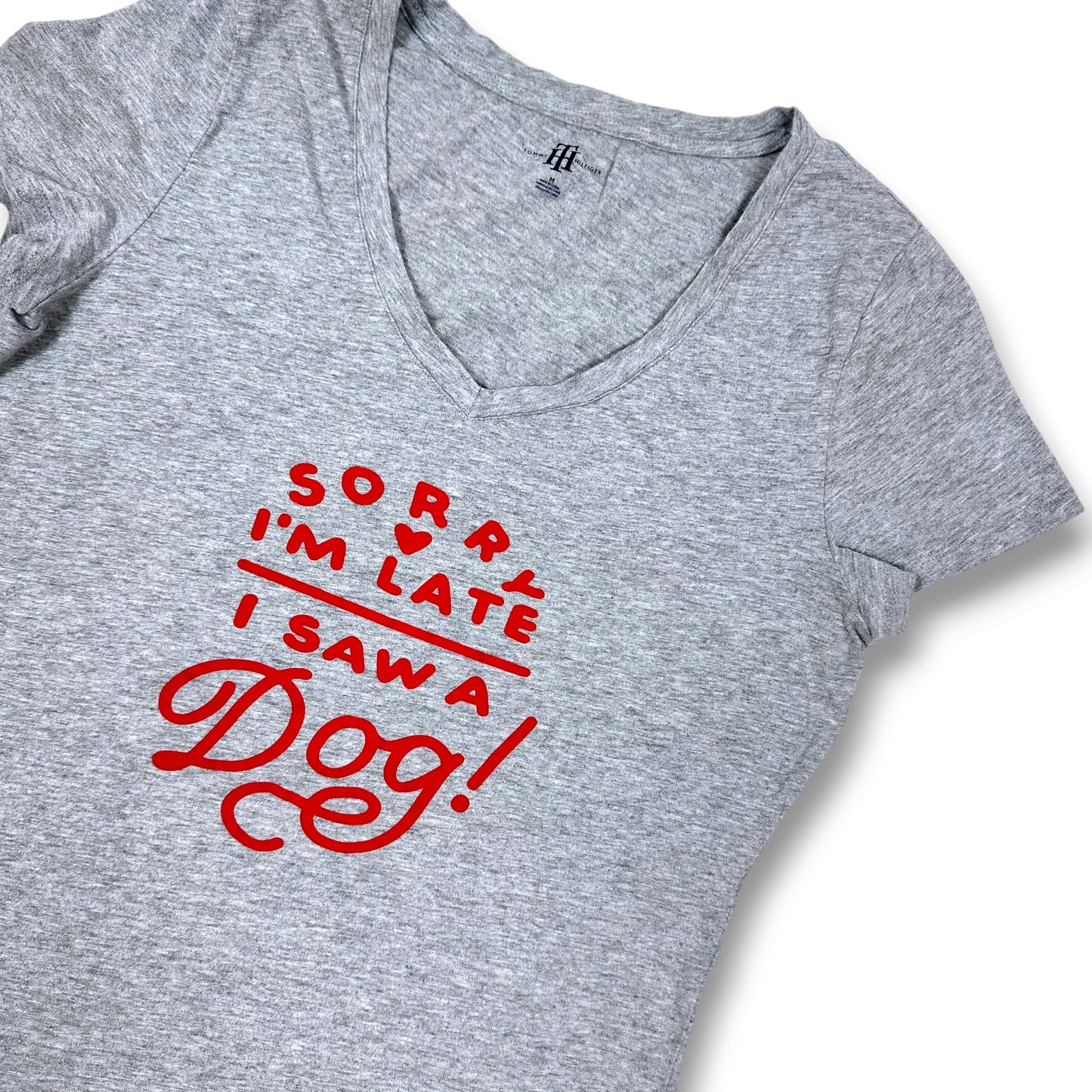 ‘Sorry I’m Late’ Dog Themed Tee