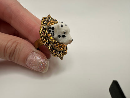 Regal Royalty Dalmatian Ring