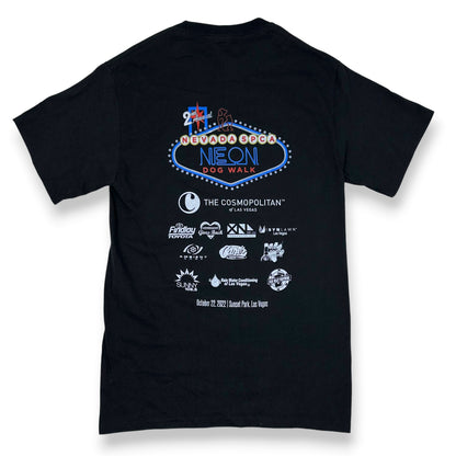Neon Lights Dog Themed Tee