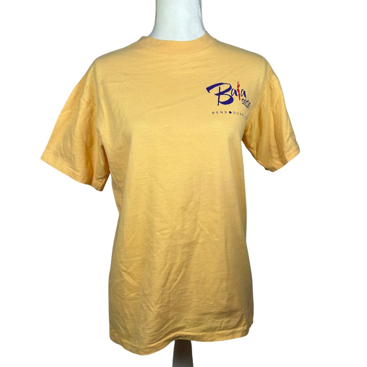 Blue Dog Serves Sass on Yellow Tee