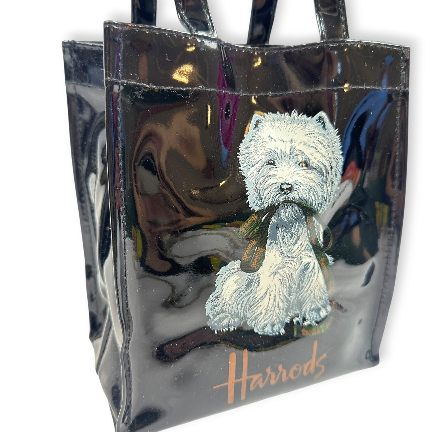 Vintage Harrod’s Mini Bag with Scottish Terrier