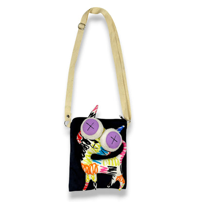 Vintage Kitty Kookiness Crossbody