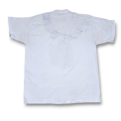 Vintage Yorky Dog with Blue Bow Tee