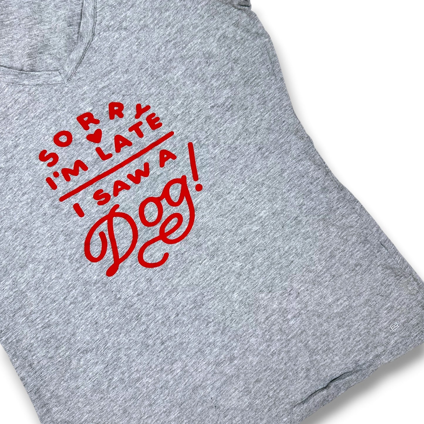 ‘Sorry I’m Late’ Dog Themed Tee