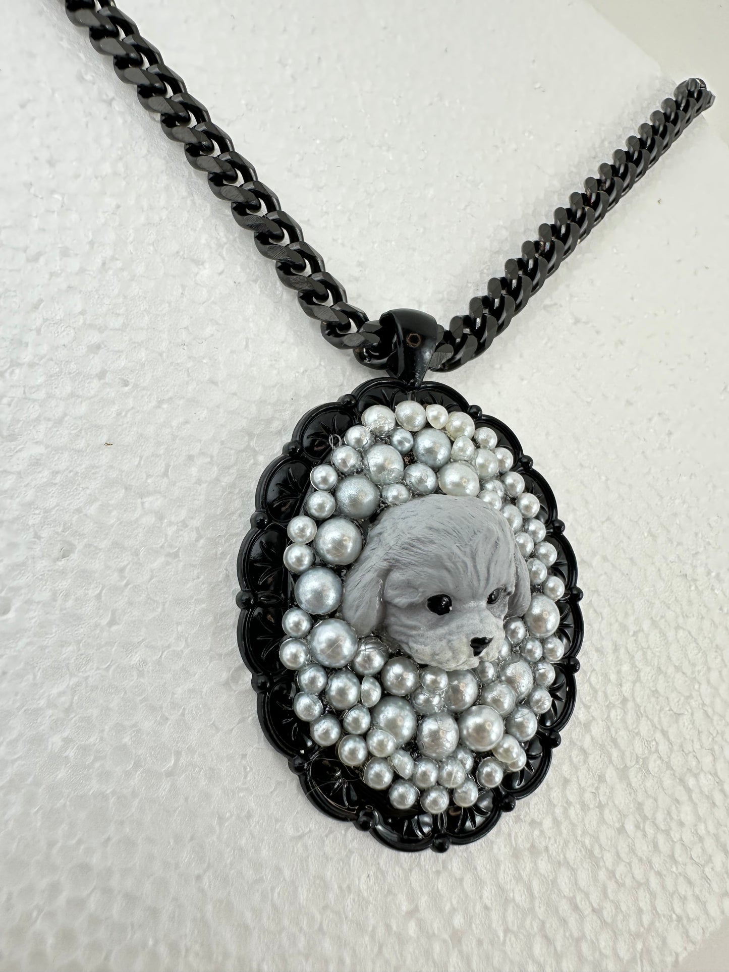 Poodles Love Pearls Necklace