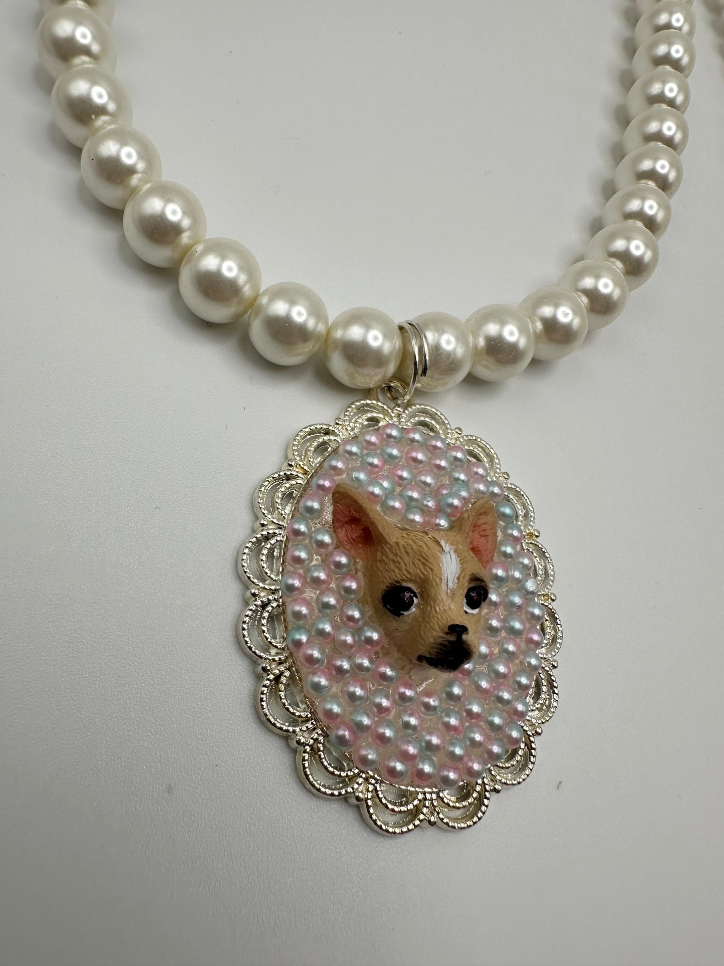 Cherished Chihuahua Pearl Necklace