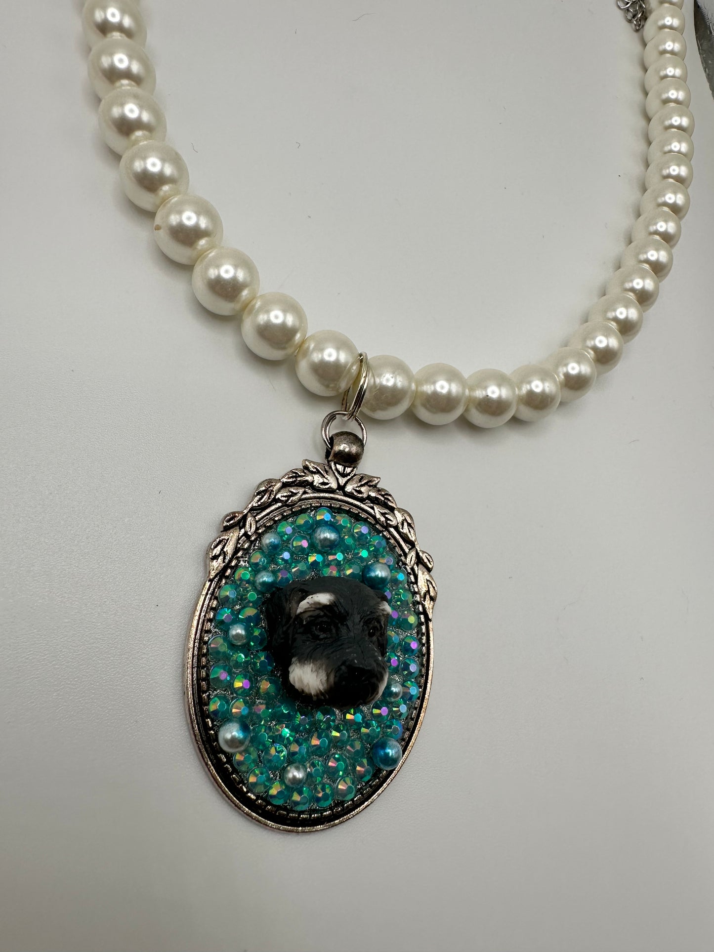 Ruff n Regal Schnauzer Necklace