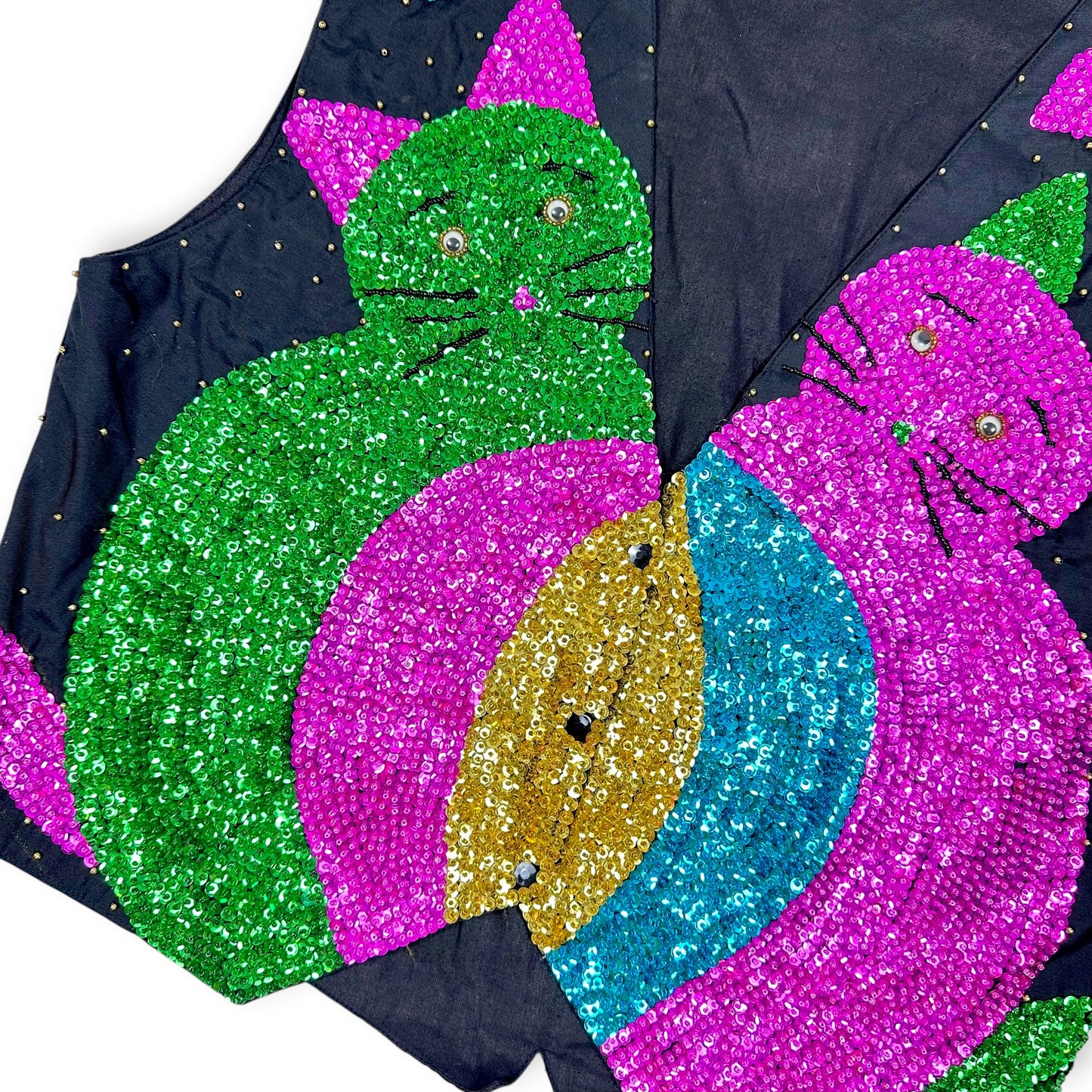 Vintage Sequin 80’s Vest