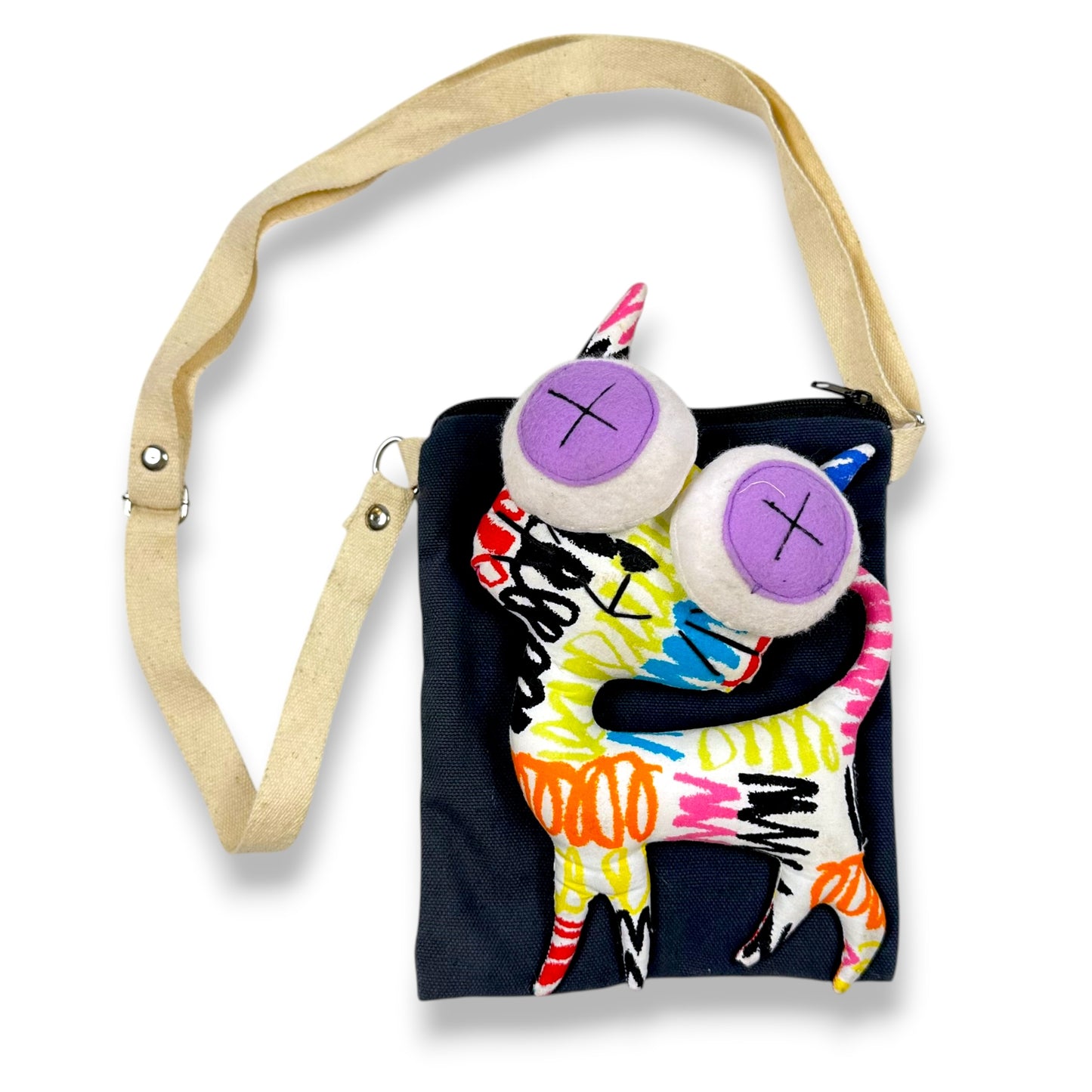 Vintage Kitty Kookiness Crossbody
