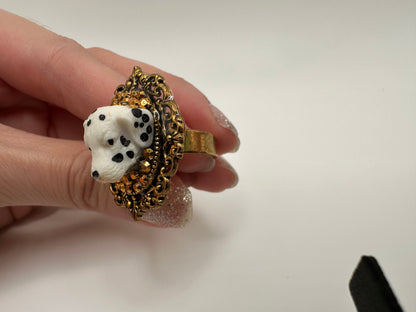 Regal Royalty Dalmatian Ring