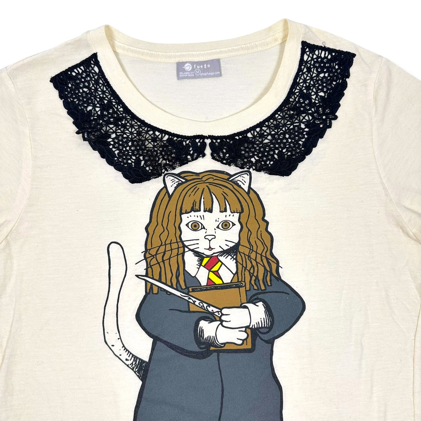 Her’Meow’ne Harry Potter Cat Themed Tee