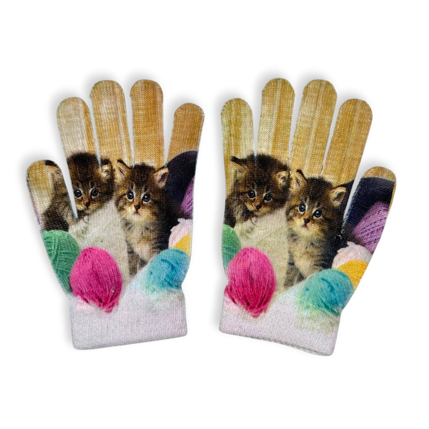 Kittens Printed Mittens! XS Hands