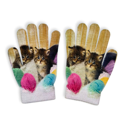 Kittens Printed Mittens! XS Hands