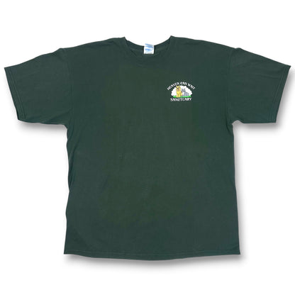Pups on Parole Hunter Green Tee