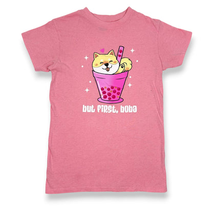 Boba Lovin’ Pomeranian Pink Tee