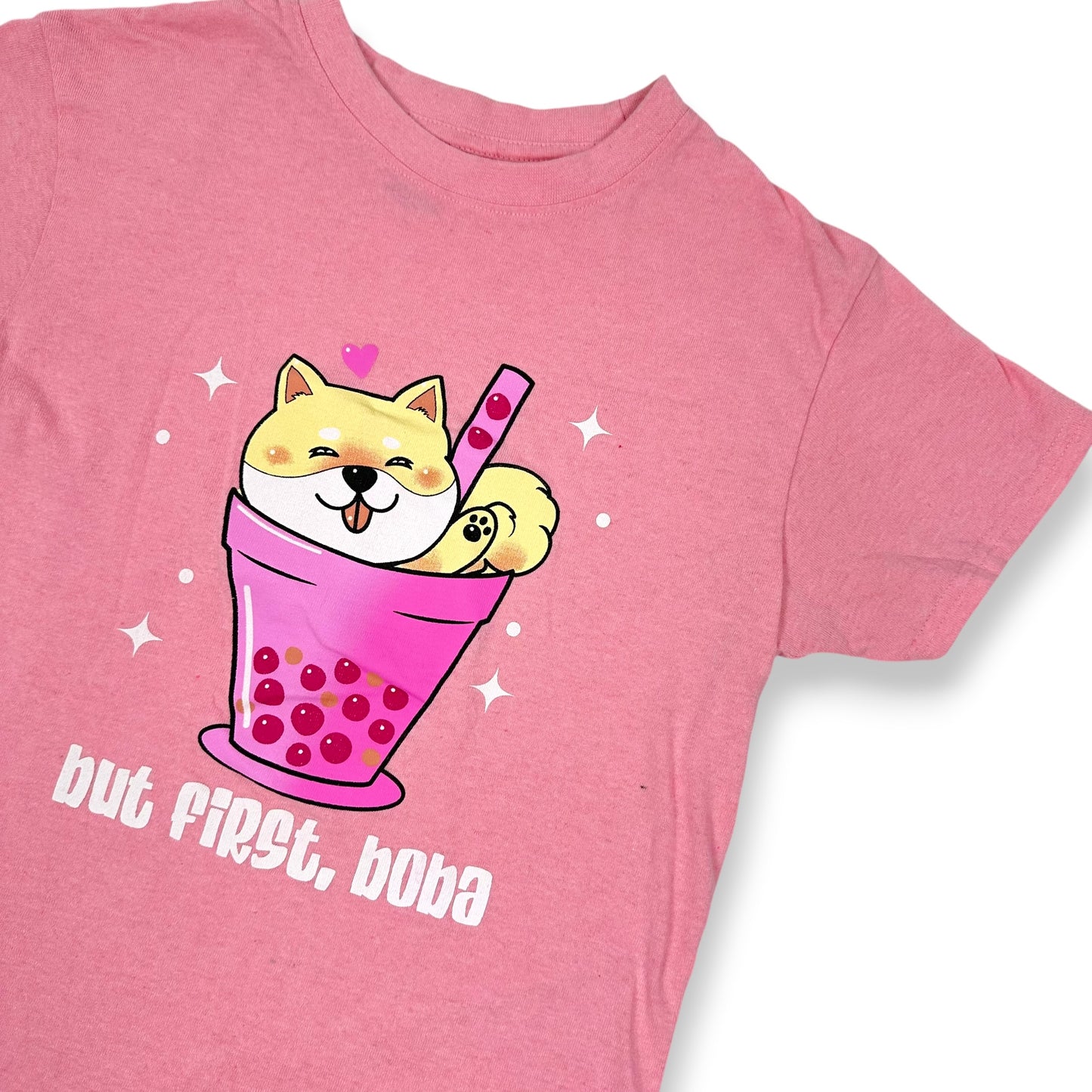 Boba Lovin’ Pomeranian Pink Tee