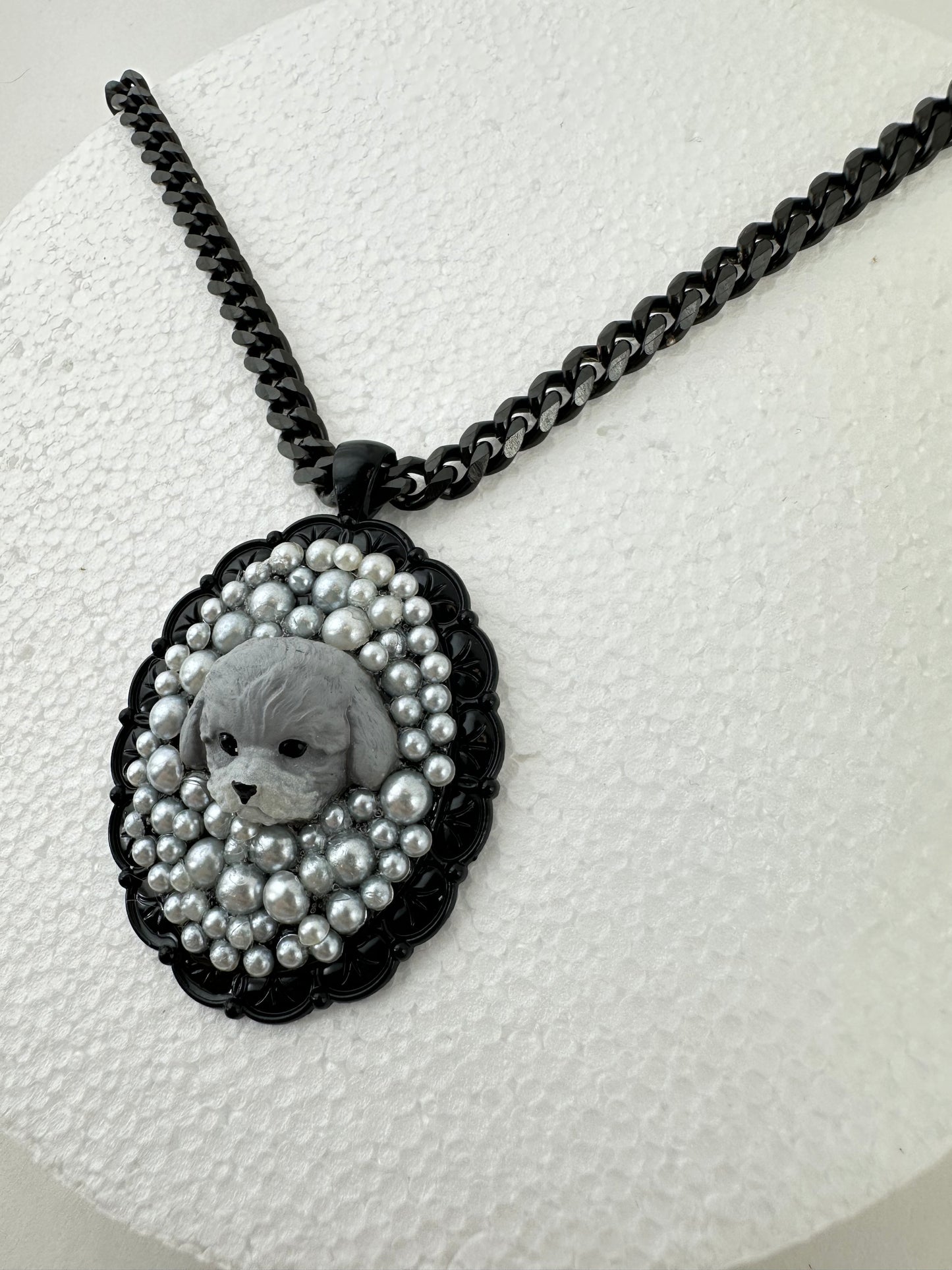 Poodles Love Pearls Necklace