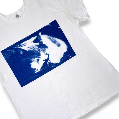 Blue Kitty Tee Sz