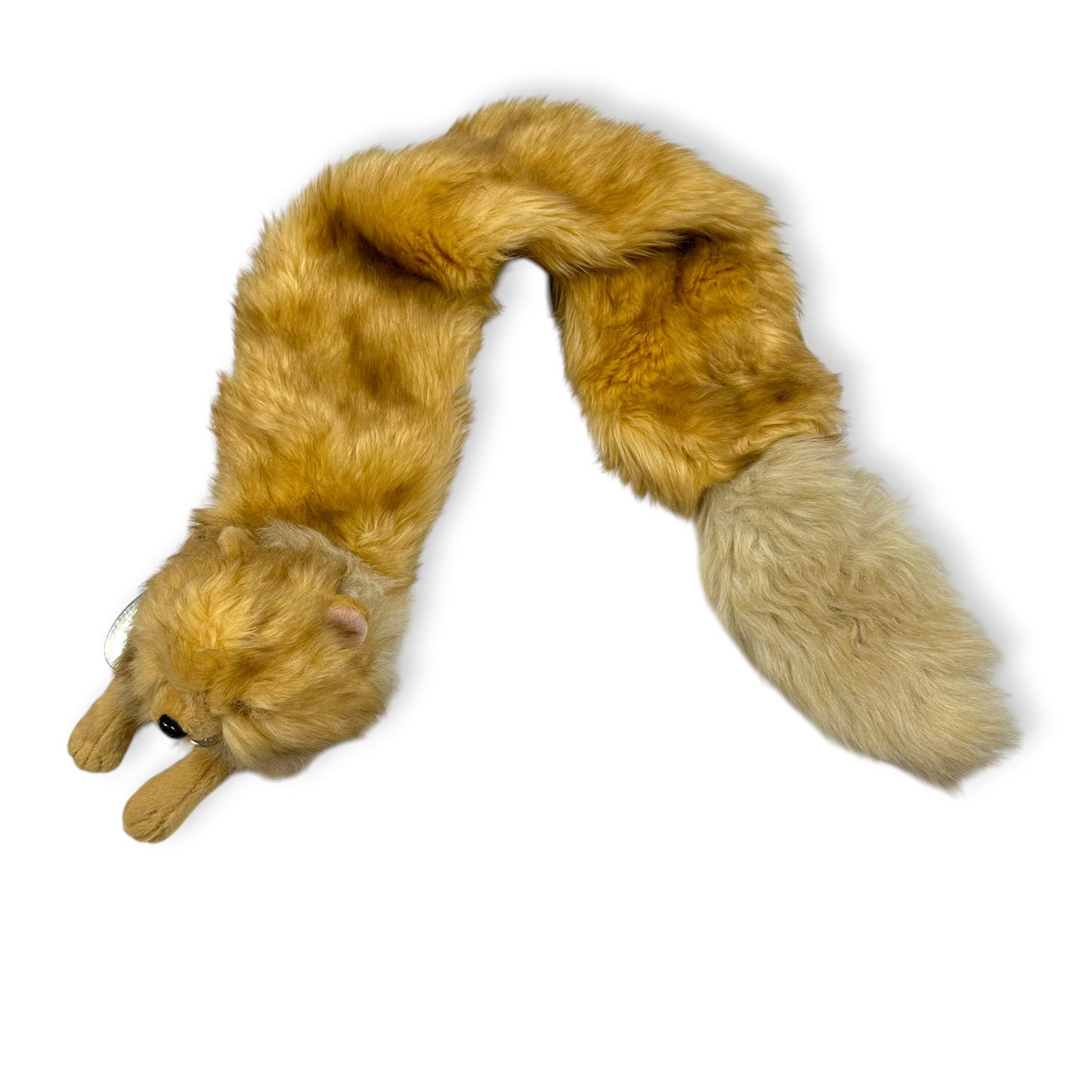 Vintage Pomeranian Scarf Faux Fur