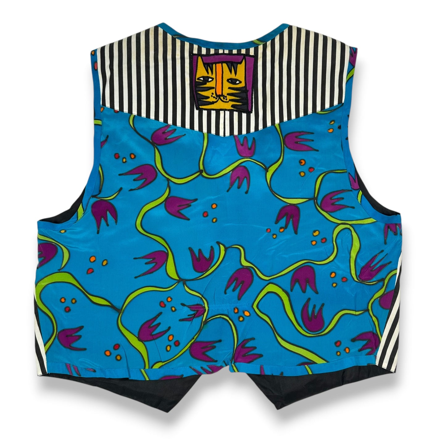 Vintage 90’s Silk Embroidered Vest