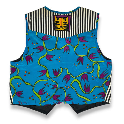 Vintage 90’s Silk Embroidered Vest