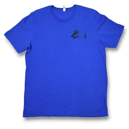 Vintage Japanese Doberman Blue Tee