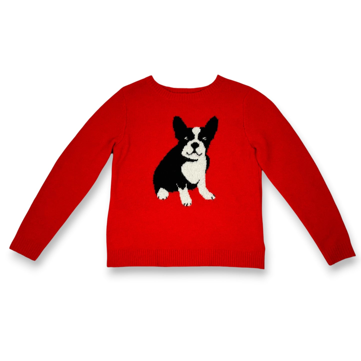Boston terrier paints the town red sweater