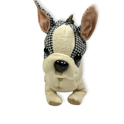 Vintage Fuzzy Nation Frenchie Bulldog Gingham Purse