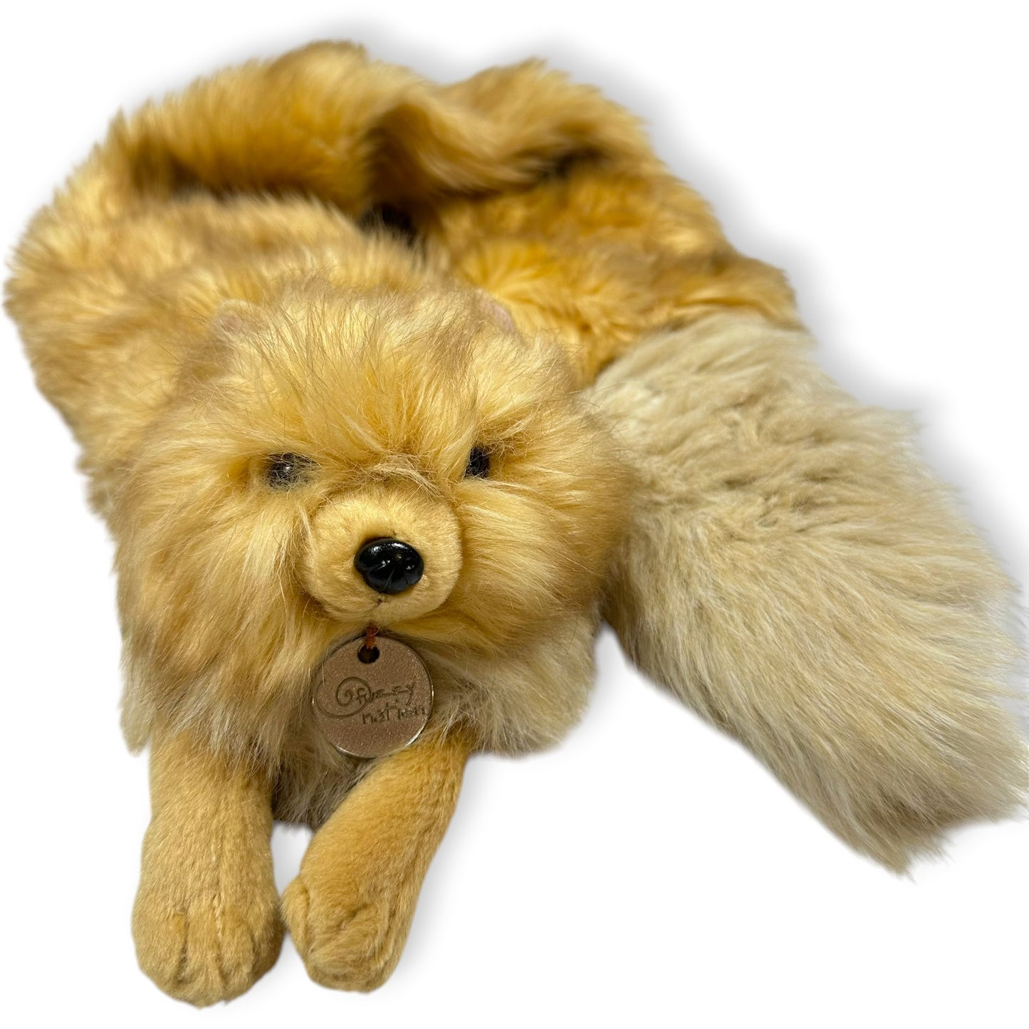 Vintage Pomeranian Scarf Faux Fur