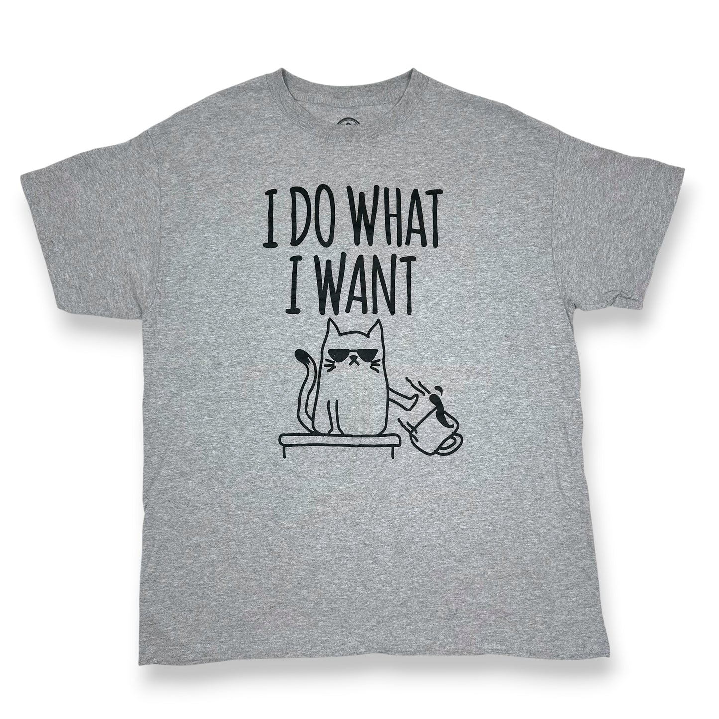 I Do What I Want Cat Mood Tee