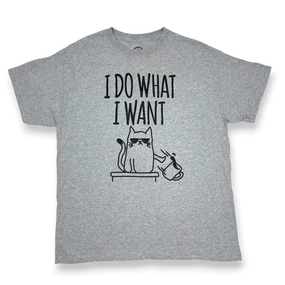 I Do What I Want Cat Mood Tee