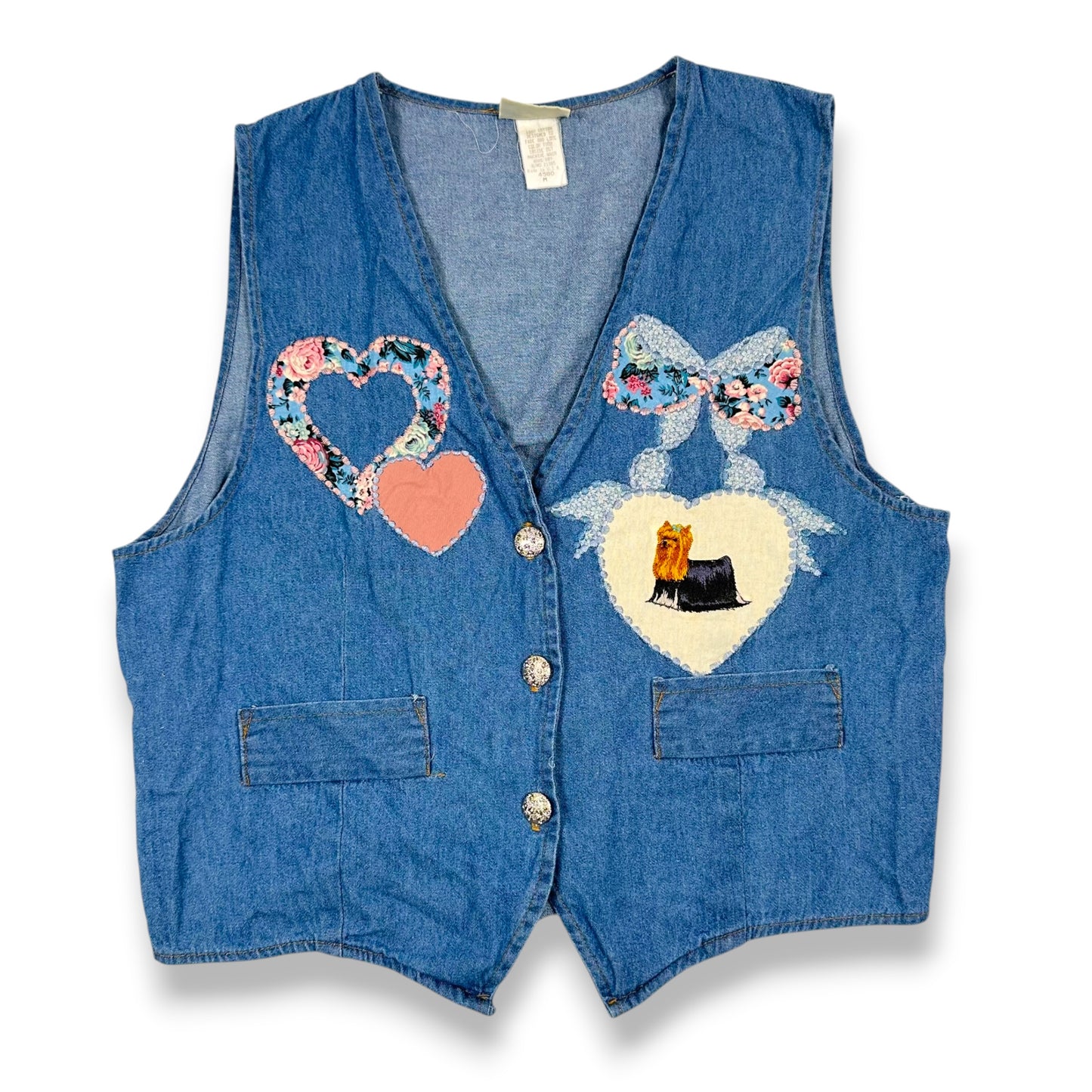 Vintage Denim Darling Yorkie Vest