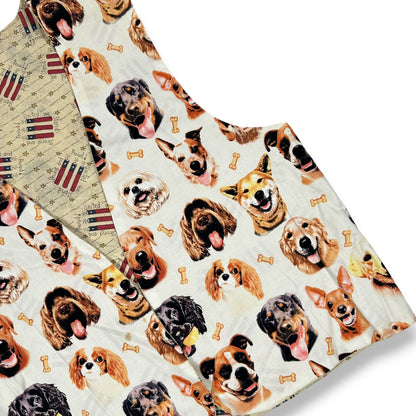 Vintage Handmade Reversible Dog Vest