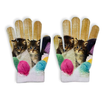 Kittens Printed Mittens! XS Hands