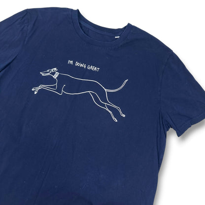 The Great Greyhound Navy Tee