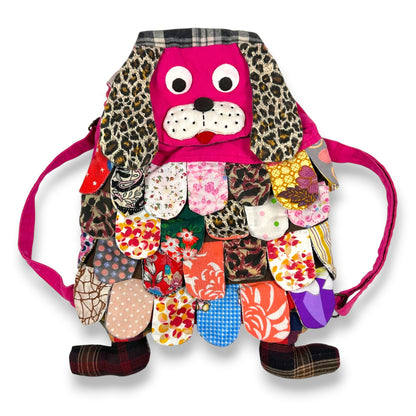 Puppy Patchwork Backpack