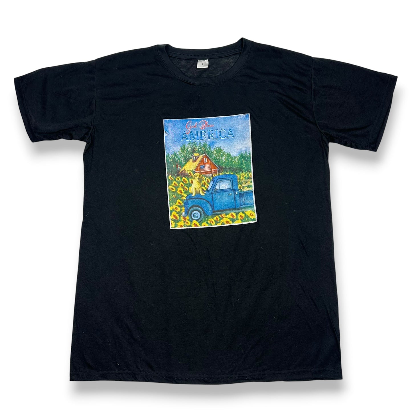 God Bless Doggies Tee Sz