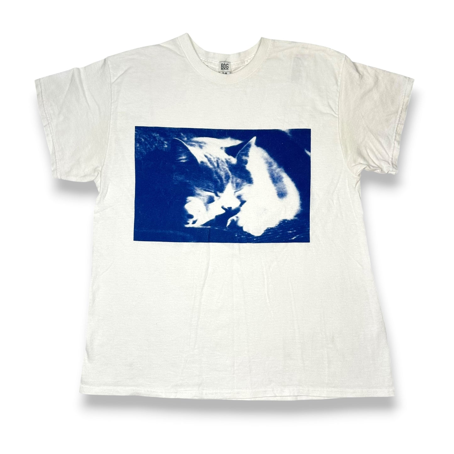 Blue Kitty Tee Sz