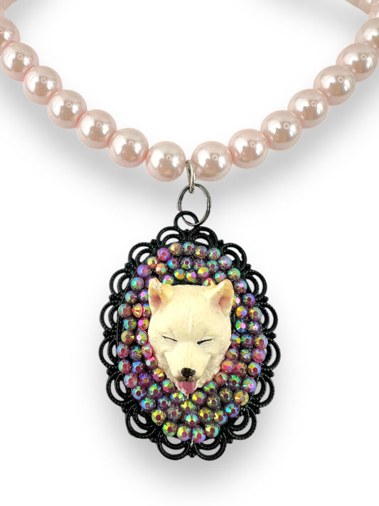 Howlin' Husky Heartbreaker Pearl Necklace